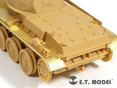 E.T.モデル E35-107 1/35 WWII ドイツ II号戦車D1型(ブロンコ 35061用) エッチングパーツ
