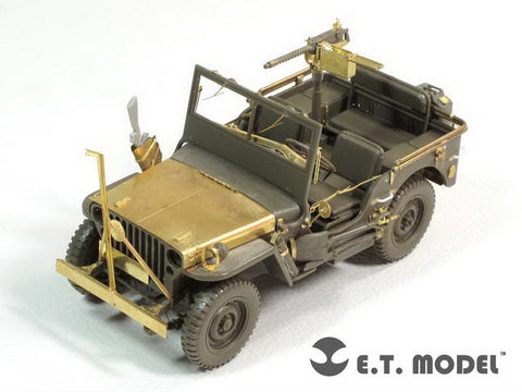 E.T.モデル E35-126 1/35 WWIIアメリカ ウィリスMB ジープ(タミヤ 35219用) エッチングパーツ