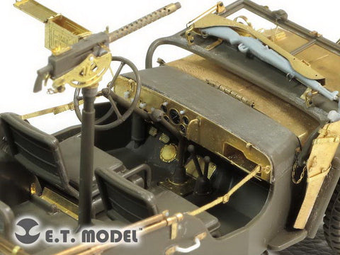 E.T.モデル E35-126 1/35 WWIIアメリカ ウィリスMB ジープ(タミヤ 35219用) エッチングパーツ