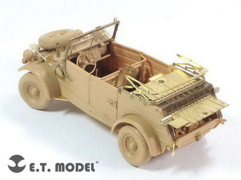 E.T.モデル E35-129 1/35 WWII ドイツ キューベルワーゲンType 82(タミヤ 用) エッチングパーツ