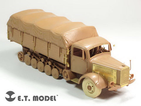E.T.モデル E35-135 1/35 WWII ドイツ ヘビーハーフトラック L4500R マウルティア(ズベズダ 3603用) エッチングパーツ