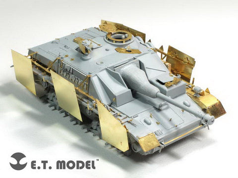 E.T.モデル E35-137 1/35 WWII ドイツ IV号突撃砲(後期型) ベーシックセット(ドラゴン/スマートキット用) エッチングパーツ