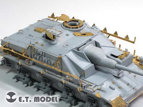 E.T.モデル E35-137 1/35 WWII ドイツ IV号突撃砲(後期型) ベーシックセット(ドラゴン/スマートキット用) エッチングパーツ