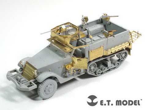 E.T.モデル E35-144 1/35 WWIIアメリカ M2A1 ハーフトラック(ドラゴン 6329用) エッチングパーツ