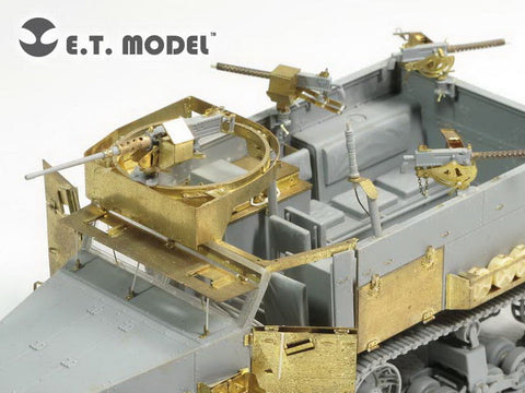 E.T.モデル E35-144 1/35 WWIIアメリカ M2A1 ハーフトラック(ドラゴン 6329用) エッチングパーツ