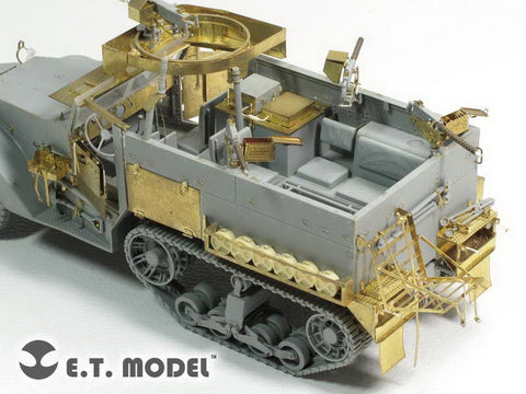 E.T.モデル E35-144 1/35 WWIIアメリカ M2A1 ハーフトラック(ドラゴン 6329用) エッチングパーツ