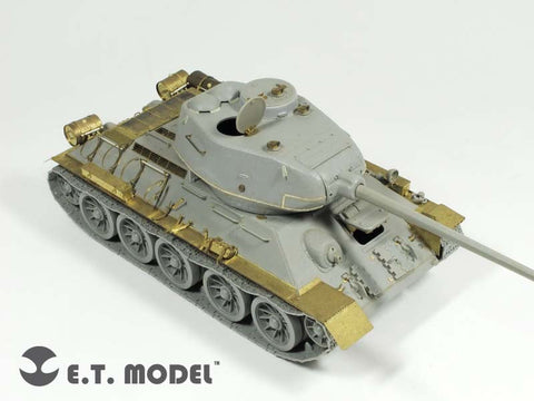 E.T.モデル E35-147 1/35 WWII ソビエト T-34/76&85 フェンダー(ドラゴン用) エッチングパーツ