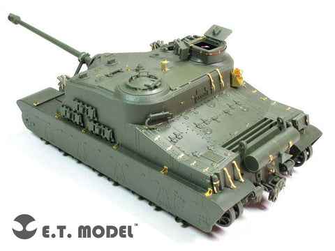 E.T.モデル E35-156 1/35 WWIIイギリス A39 トータス(モンモデル TS-002用) エッチングパーツ