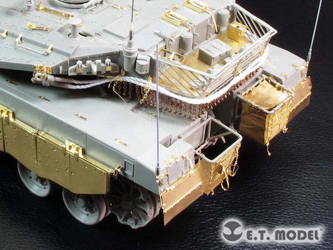 E.T.モデル E35-158 1/35 イスラエル国防軍 メルカバ Mk.3D ベーシックセット(モンモデル TS-001用) エッチングパーツ
