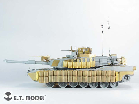 E.T.モデル E35-161 1/35 現用アメリカ M1A2 SEP TUSK II 主力戦車(ドラゴン 3536用) エッチングパーツ