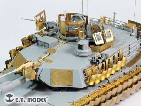 E.T.モデル E35-161 1/35 現用アメリカ M1A2 SEP TUSK II 主力戦車(ドラゴン 3536用) エッチングパーツ