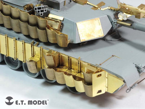 E.T.モデル E35-161 1/35 現用アメリカ M1A2 SEP TUSK II 主力戦車(ドラゴン 3536用) エッチングパーツ