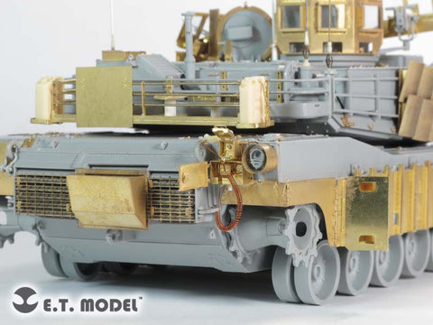 E.T.モデル E35-161 1/35 現用アメリカ M1A2 SEP TUSK II 主力戦車(ドラゴン 3536用) エッチングパーツ