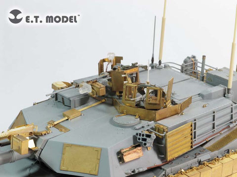 E.T.モデル E35-165 1/35 現用アメリカ M1A1 主力戦車 TUSK I(ドラゴン 3535用) エッチングパーツ