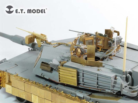 E.T.モデル E35-165 1/35 現用アメリカ M1A1 主力戦車 TUSK I(ドラゴン 3535用) エッチングパーツ