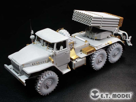 E.T.モデル E35-191 1/35 ロシア BM-21 グラッド 多連装ロケット砲(トランぺッター 01013用) エッチングパーツ