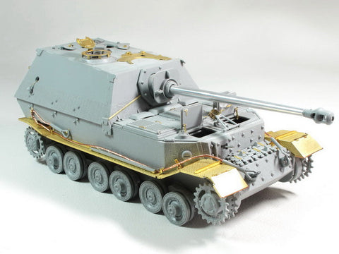 E.T.モデル E35-215 1/35 WWII ドイツ フェルディナント/エレファント フェンダー(ドラゴン用) エッチングパーツ