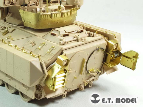 E.T.モデル E35-219 1/35 アメリカ M3A3 ブラッドレー w/BUSK III 歩兵戦闘車(モンモデル SS-006用) エッチングパーツ