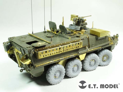 E.T.モデル E35-222 1/35 アメリカ陸軍 M1126/M1130 ストライカー(AFV CLUB 用) エッチングパーツ