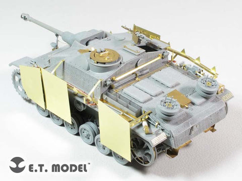 E.T.モデル E35-226 1/35 WWII ドイツ III号突撃砲G型 ベーシックセット(後期型)(ドラゴン/スマートキット用) エッチングパーツ