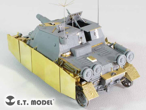 E.T.モデル E35-233 1/35 WWII ドイツ ブルムベア シュルツェン(中期型)(ドラゴン/スマートキット用) エッチングパーツ