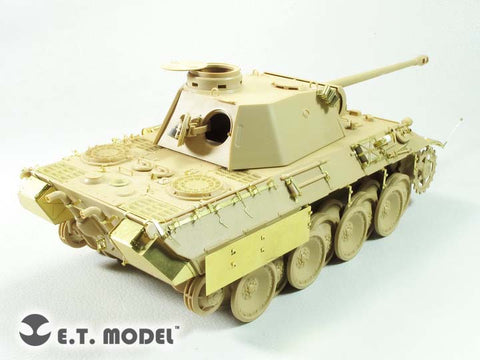 E.T.モデル E35-242 1/35 WWII ドイツ パンサー D ベーシックセット(タミヤ 用) エッチングパーツ