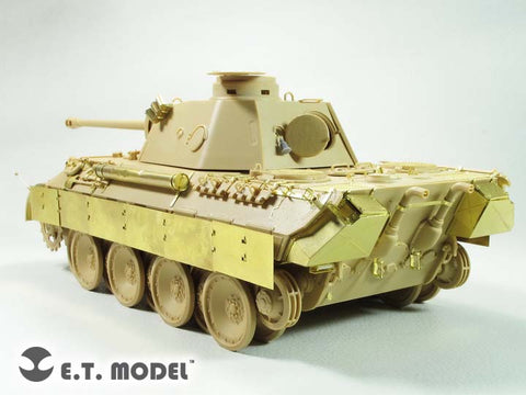 E.T.モデル E35-242 1/35 WWII ドイツ パンサー D ベーシックセット(タミヤ 用) エッチングパーツ