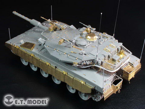 E.T.モデル E35-246 1/35 イスラエル国防軍 メルカバ Mk.3D 後期 LIC(モンモデル TS-025用) エッチングパーツ