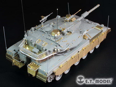 E.T.モデル E35-246 1/35 イスラエル国防軍 メルカバ Mk.3D 後期 LIC(モンモデル TS-025用) エッチングパーツ