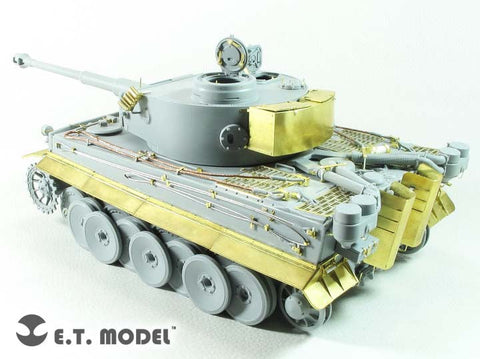 E.T.モデル E35-249 1/35 WWII ドイツ タイガーI チュニジア戦線 ベーシックセット(ドラゴン/スマートキット用) エッチングパーツ