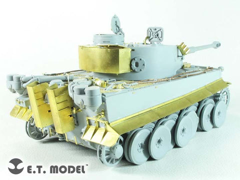 E.T.モデル E35-249 1/35 WWII ドイツ タイガーI チュニジア戦線 ベーシックセット(ドラゴン/スマートキット用) エッチングパーツ