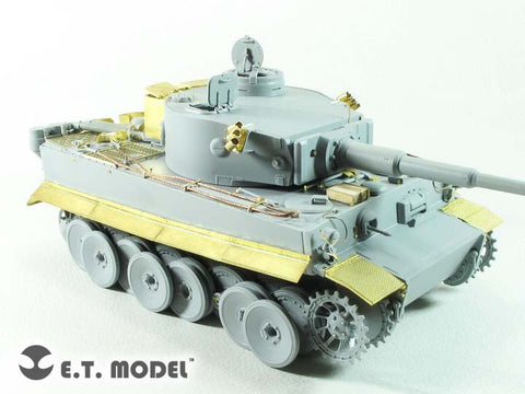 E.T.モデル E35-249 1/35 WWII ドイツ タイガーI チュニジア戦線 ベーシックセット(ドラゴン/スマートキット用) エッチングパーツ