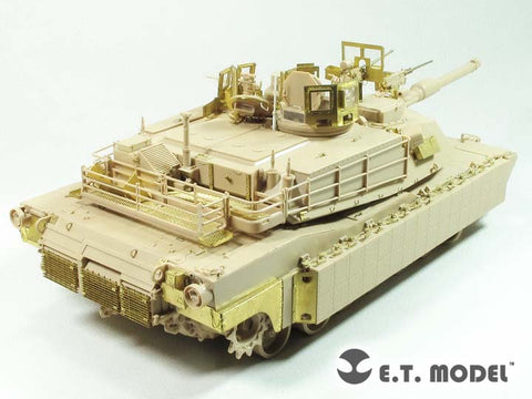 E.T.モデル E35-251 1/35 現用アメリカ陸軍 M1A2 エイブムラムスSEP TUSK I/II(モンモデル TS-026用) エッチングパーツ