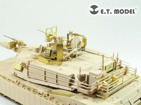 E.T.モデル E35-251 1/35 現用アメリカ陸軍 M1A2 エイブムラムスSEP TUSK I/II(モンモデル TS-026用) エッチングパーツ