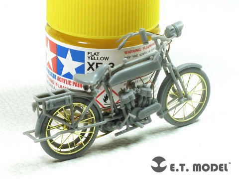 E.T.モデル E35-255 1/35 WWI プジョー 1917 750 cc モーターバイク(モンモデル HS-005用) エッチングパーツ