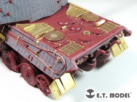 E.T.モデル E35-259 1/35 WWII ドイツ キングタイガー(ヘンシェル砲塔)ベーシックセット(モンモデル 用) エッチングパーツ
