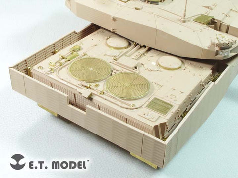 E.T.モデル E35-261 1/35 ドイツ レオパルト2 レボリューション1(タイガーモデル4629用) エッチングパーツ