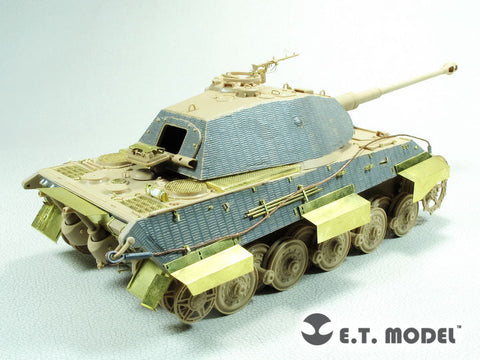 E.T.モデル E35-273 1/35 WWII ドイツ キングタイガー ポルシェ砲塔用ベーシックセット(モンモデル 用) エッチングパーツ