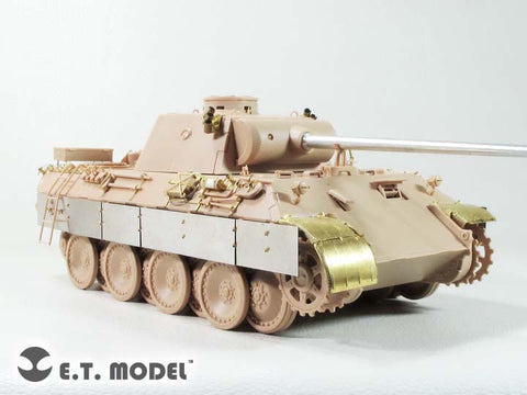 E.T.モデル E35-274 1/35 WWII ドイツ パンサーD型(中/後期生産型)セット(モンモデル 用) エッチングパーツ