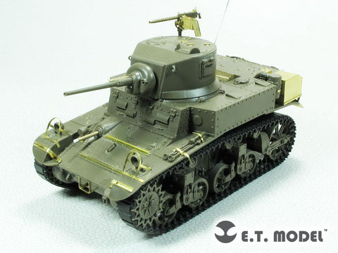 E.T.モデル E35-280 1/35 アメリカ M3スチュアート軽戦車後期型(タミヤ 35360用) エッチングパーツ