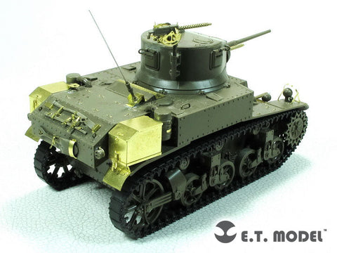 E.T.モデル E35-280 1/35 アメリカ M3スチュアート軽戦車後期型(タミヤ 35360用) エッチングパーツ
