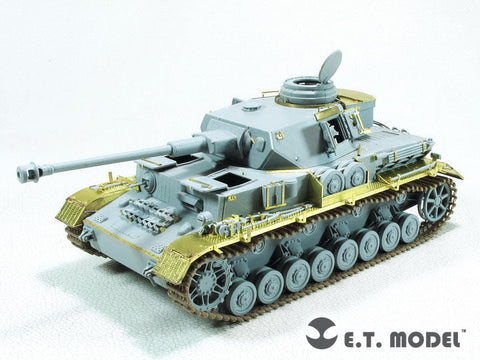 E.T.モデル E35-289 1/35 WWII ドイツIV号戦車 H型(中期型) ベーシックセット(ドラゴン/スマートキット用) エッチングパーツ