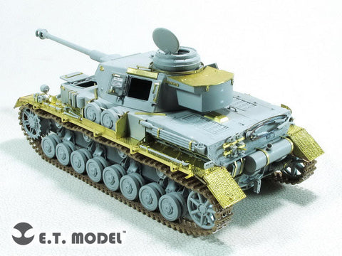 E.T.モデル E35-289 1/35 WWII ドイツIV号戦車 H型(中期型) ベーシックセット(ドラゴン/スマートキット用) エッチングパーツ