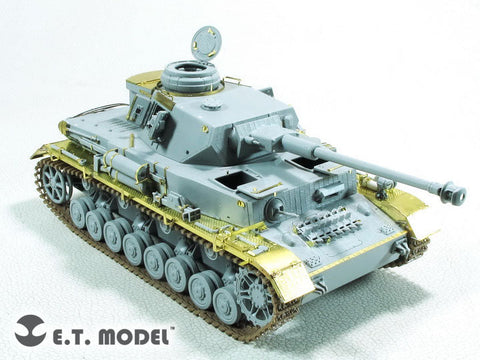 E.T.モデル E35-289 1/35 WWII ドイツIV号戦車 H型(中期型) ベーシックセット(ドラゴン/スマートキット用) エッチングパーツ