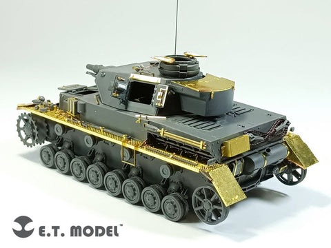 E.T.モデル E35-303 1/35 WWII ドイツ IV号戦車F型用ベーシックセット(タミヤ 35374用) エッチングパーツ