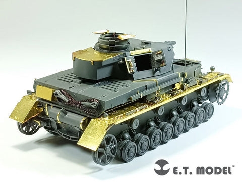 E.T.モデル E35-303 1/35 WWII ドイツ IV号戦車F型用ベーシックセット(タミヤ 35374用) エッチングパーツ