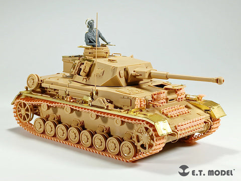 E.T.モデル E35-308 1/35 WWII ドイツ IV号戦車G型 初期生産車(タミヤ35378用) エッチングパーツ