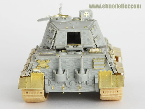 E.T.モデル E72-004 1/72 WWII ドイツ キングタイガー(ヘンシェル砲塔)(ドラゴン用) エッチングパーツ