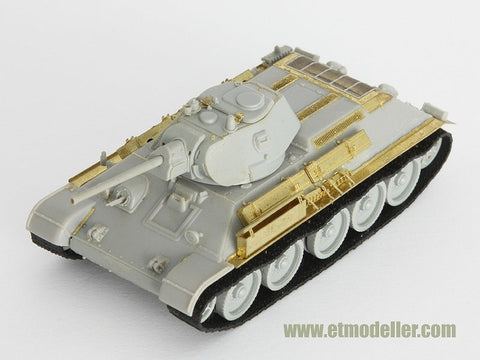 E.T.モデル E72-005 1/72 WWII ソビエト T-34/76 1941年型(ドラゴン用) エッチングパーツ
