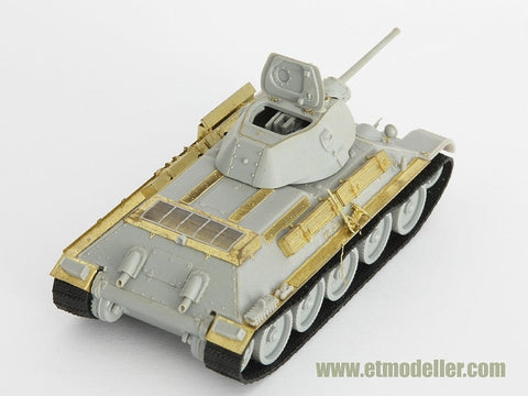 E.T.モデル E72-005 1/72 WWII ソビエト T-34/76 1941年型(ドラゴン用) エッチングパーツ